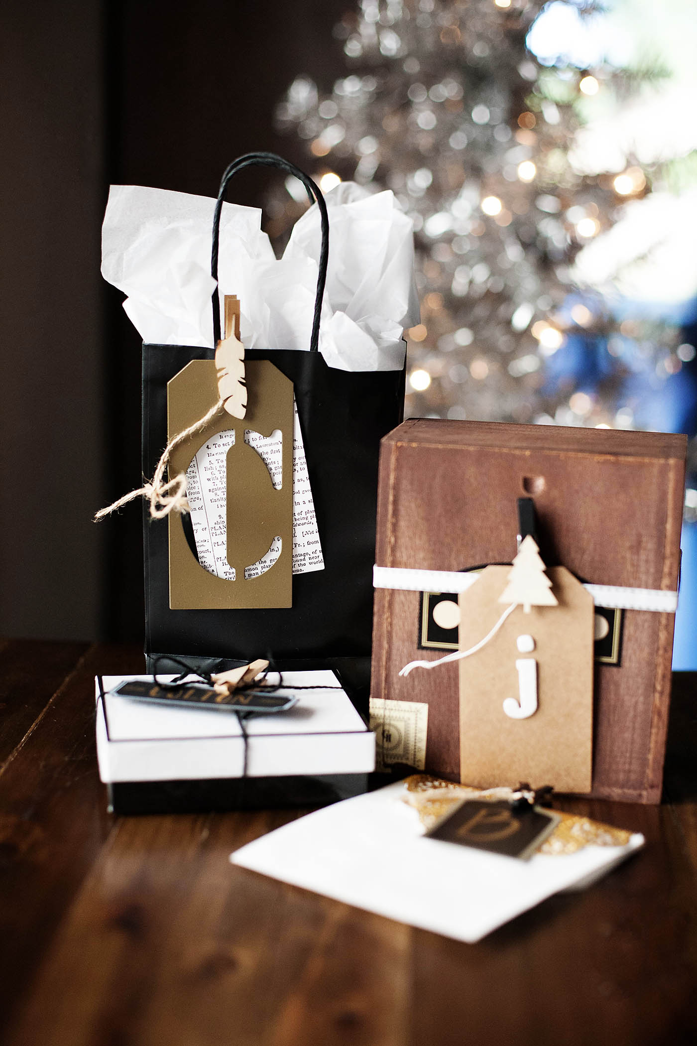 Gift Wrapping with Craft Supplies All for the Memories