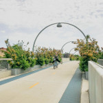 Riding The 606 during a multigenerational family vacation in Chicago, IL