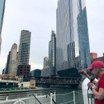 The Chicago Architecture Foundation River Cruise during a Multigenerational family vacation in Chicago, IL